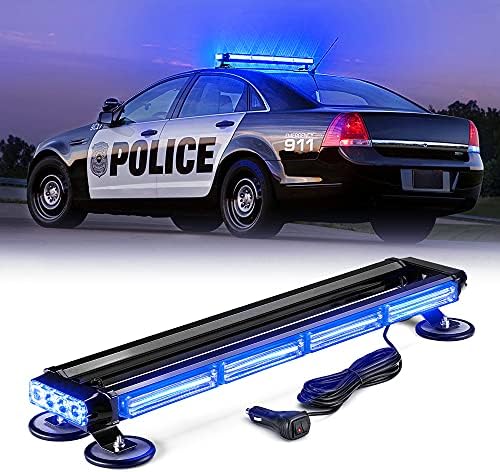 Xprite 26 COB LED Strobe Rooftop Flashing Light Bar, Double Side