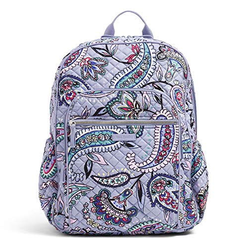 Vera Bradley Iconic Campus Backpack, Signature Cotton, Makani Paisley