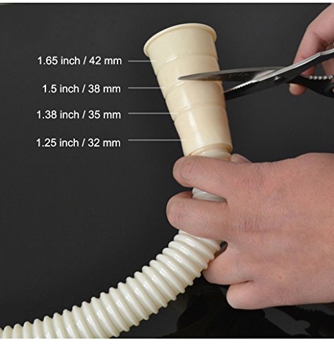 image for MyLifeUNIT Washing Machine Drain Hose Extension Kit, Universal Fit All
