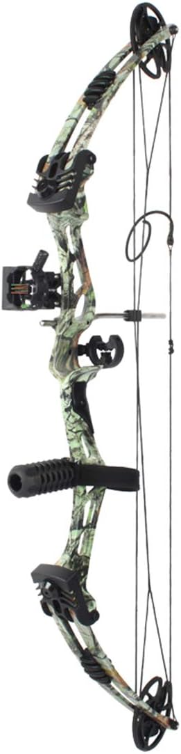 YOU339 Compound Bow Archery Hunting Equipment, Adjustable Compound Bow with maximum speed 310fps for adults (Black)