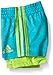 adidas Baby Girls' Top and Short Set, Semi Solar Slime, 24 Months