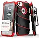 Zizo iPhone 8 Case/iPhone 7 Case [Bolt Series] w/ [iPhone 8 Screen Protector ] Kickstand [12 ft. Military Grade Drop Tested] Holster Belt Clip