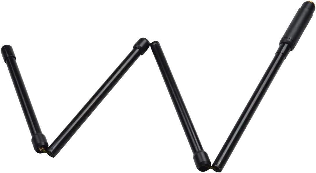 HYS Fiberglass Portable Antenna 2M/70CM Vehicle/Car Mobile Radio VHF/UHF Dual Band Antenna UHF Male Connector