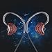 In Ear Earphones, UiiSii CM5 Sports Headphones with Mic and Remote, Comfortable Graphene Coaxial Design, and Stereo Bass Earbuds For Gym Running(Red)