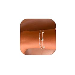 Poxtex Heart Bracelets for Women, 925 Sterling