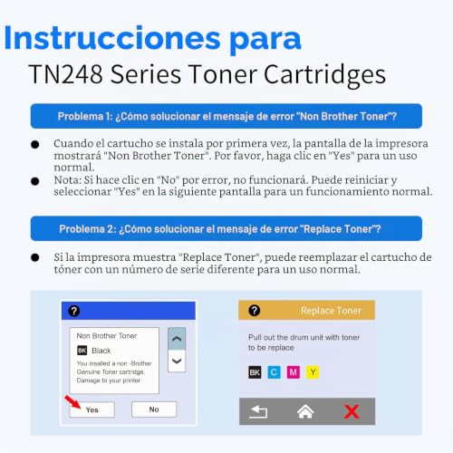 MYCARTRIDGE TN248XL Compatible for Brother TN-248XL TN248 for Brother DCP-L3560CDW HL-L3240CDW MFC-L3760CDW MFC-L3740CDWE for TN-248CMYK TN-248VAL 5 Pack