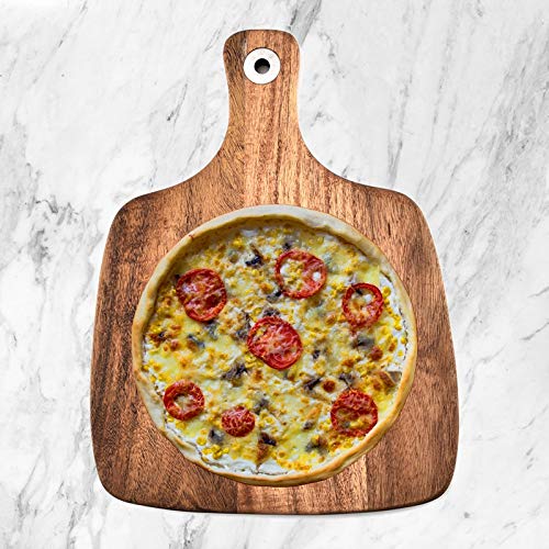 BAYUE Acacia Hout Pizza Peel, Geweldig Voor Zelfgemaakte Pizza, Kaas En Charcuterie Boards - Afbeelding 3