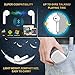 Bluetooth Headphones NIGEPER Wireless Headphones Mini Wireless Sports Earphones Stereo Earbuds Sweatproof Headsets Bluetooth Headset Earphones(White)