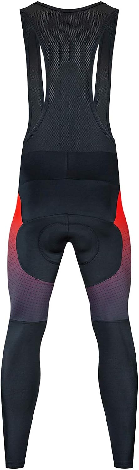 voofly Cycling Bib Pants for Men Gel Padded Compression Bike Riding Leggings Stretch Bicycle Tights: Clothing