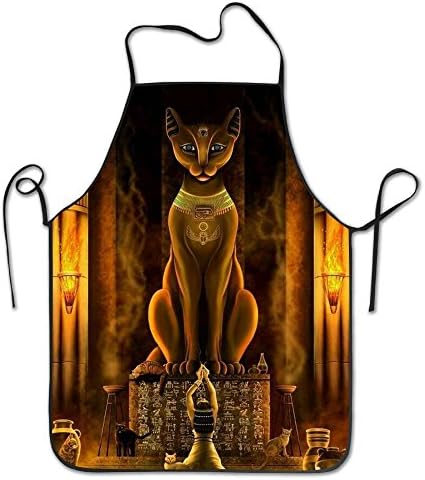 Egyptian Pharaoh Colorful For Unisex Chef Aprons One Size Wrinkles Grill Apron