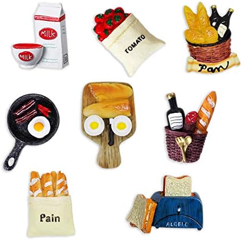 Molioon 10枚 冷蔵庫 マグネット かわいい おしゃれ 強力 磁石3d立体デザイン 飾りマグネット 冷蔵庫装飾 玄関ドア インテリア用 小物 プレゼント