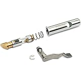 Trash Chute Thumb Latch Trigger Plunger - Bottom Hinged Door Handle 1-5/8 & 1-21/32 Inch Backset Silver Tubular Part for Wilk