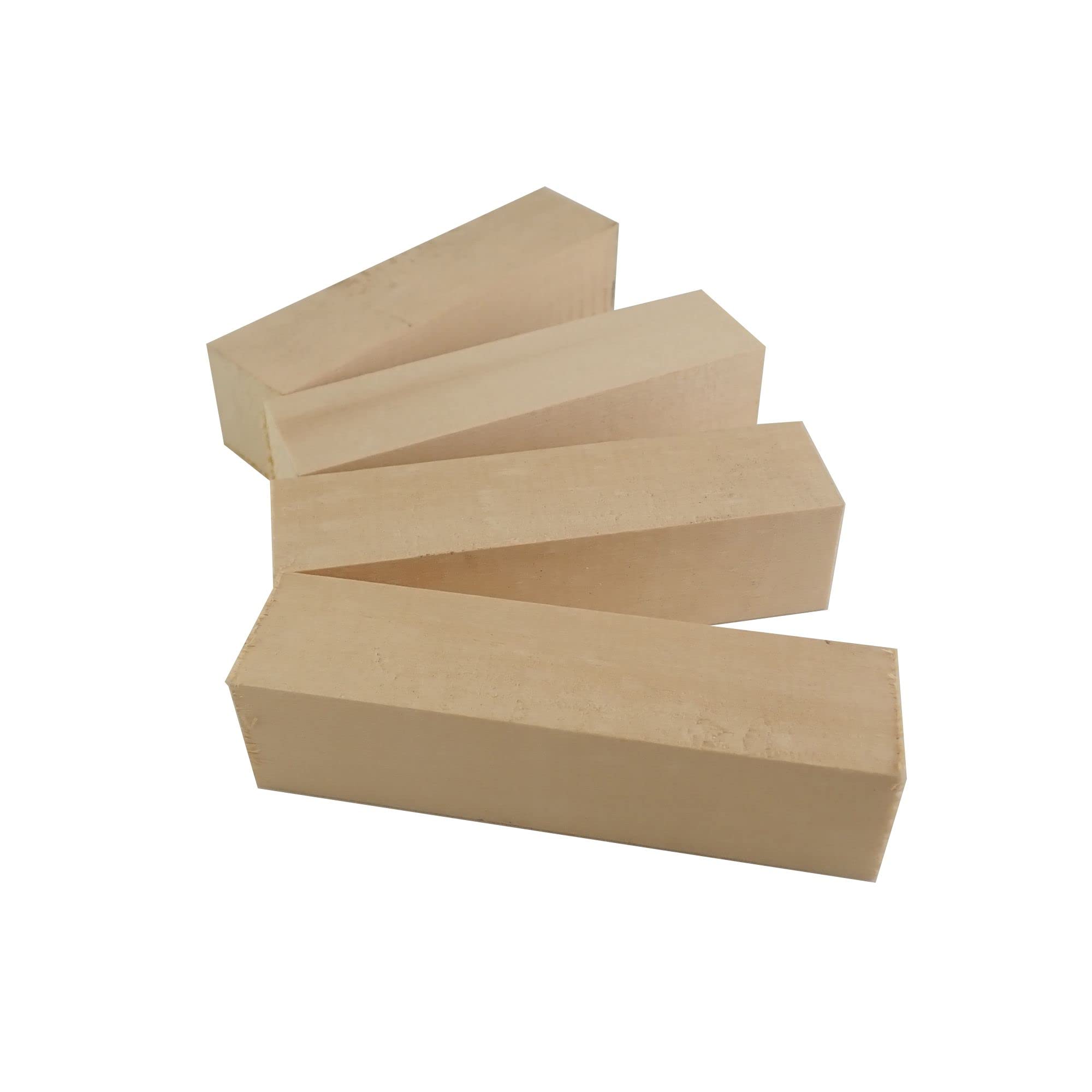 Basswood Carving Blocks - 100x25x25mm (Set of 4)