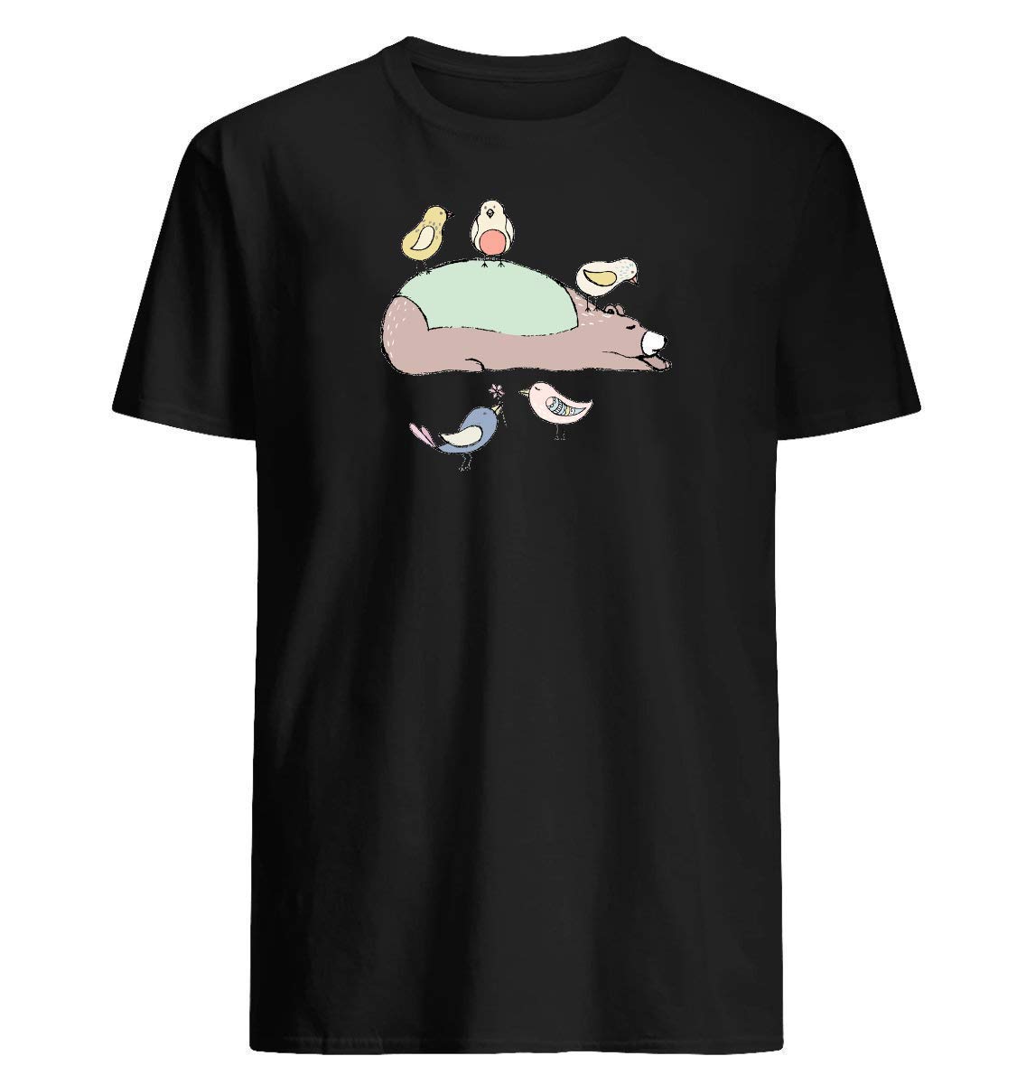Bear And Birds This T-shirt Has A Great Look And Cool 