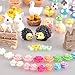 eZAKKA Miniature Garden Ornaments Kit Fairy Garden Accessories with 1 Piece Tweezer for DIY Dollhouse Decor,Pack of 86