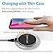 GETIHU Wireless Fast Charger Qi Phone Charging Pad QC2.0/3.0 Enabled Charge Station for Smartphone Samsung Galaxy S8 S8+ Note 8 S7 Edge S7 Note 5 S6 Edge Plus (Black)