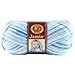 Lion Brand Yarn 881-204 Jamie Yarn, Blue Stripes