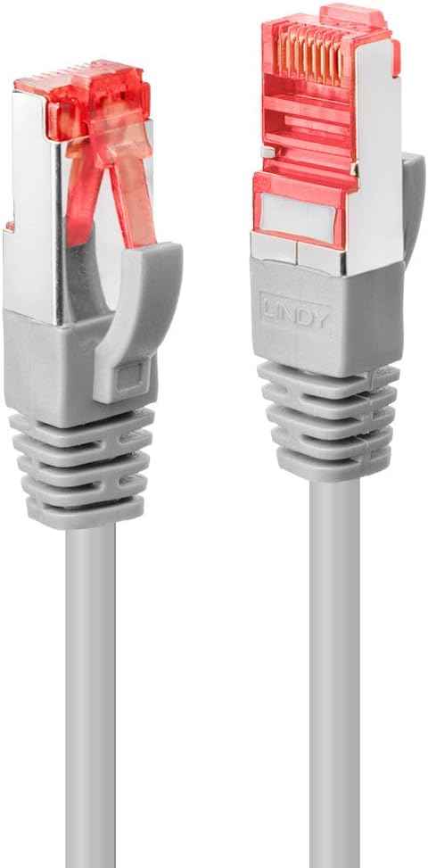 LINDY 2m Cat.6 S/FTP Ethernet Cable, Grey