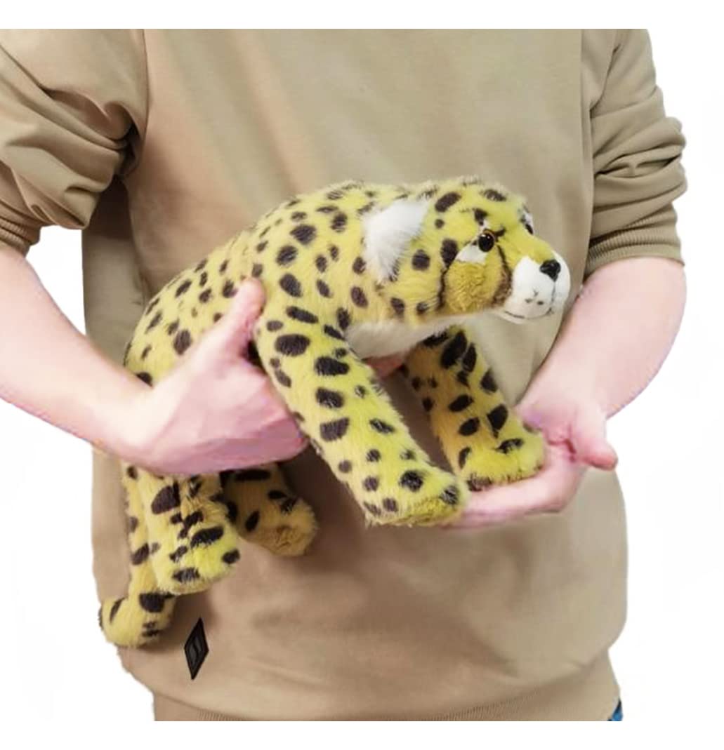 ICE KING BEAR Golden Cheetah Stuffed Animal Soft Toy Plush 13 Inches