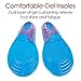 Envelop Gel Insoles for Men & Women - Shoe Inserts for Walking, Running, Hiking, Standing All Day - Cushion Soles for Heels, Arch Support, Plantar Fasciitis, Flat Feet - Fit Sneakers, Boots (1 Pair)