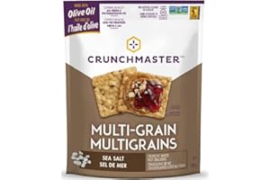 Crunchmaster Multigrain Sea Salt Crackers, 128g