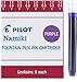 Pilot Namiki IC50 Fountain Pen Ink Cartridge Purple Green Red(69002-69003-69004)