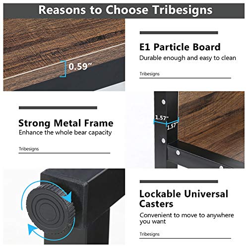 image for TRIBESIGNS WAY TO ORIGIN Tribesigns Computer Desk with Hutch, 47 Inche