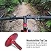 Stem Top Cap MTB Road Mountain Bike Bicycle Headset Cap Cover Screws Stem Spacers for 28.6mm Fork Tube Cover Alluminum Alloy (Red)thumb 3