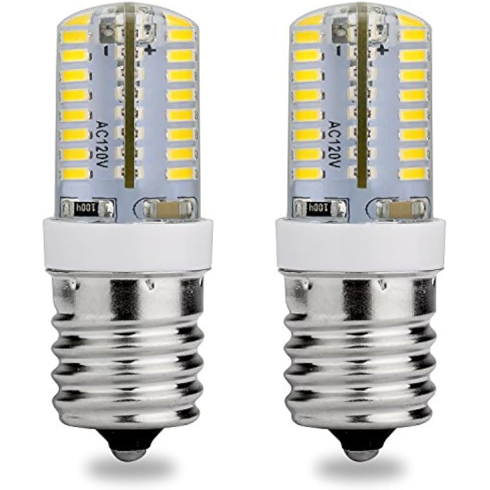 E17 Intermediate Base LED Bulb, 120V AC, Daylight White 6000K, 3 Watt
