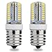 JAUHOFOGEI E17 Intermediate Base LED Bulb, 120V AC, Daylight White 6000K, 3 Watt, 25W Microwave Oven Replacement Bulbs, Freezer, Appliance(E17) Light Bulb, 2-Pack
