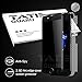 [Privacy Filter] Tateguard Iphone 7 plus Tempered Glass Screen Protector [Privacy-Proof][Edge-to-Edge Coverage] [Front + Back PET protector] [Black Tooling]