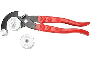 Tube Bending Pliers Heavy Duty Manual Brake Line Bender Tool for 5/16in 3/8in 3/16in 1/4in Brass Steel Aluminum Pipe Repair