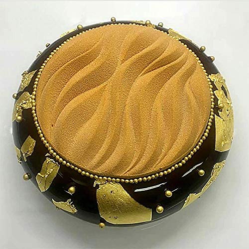 Wewin Silicone Decorating Tool 3D Wave Shape Cake Mold for Fondant Chocolate Mousse Cakes Mould Sugar Baking Tools Moulds