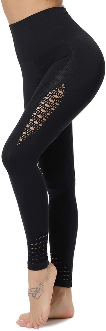 Ladies Winter Black Seamless Warm Thermal Thick Sports Workout Running Compression Scrunch Butt Lift Leggings Women High Waist Plus Size Yoga Pant Gym Clothes Wear Girls Sportswear UK