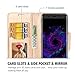 ProCase Galaxy S8 Plus Wallet Case, Flip Kickstand Case with Card Slots Mirror Wristlet, Folding Stand Protective Cover for Samsung Galaxy S8+ 2017 -Red