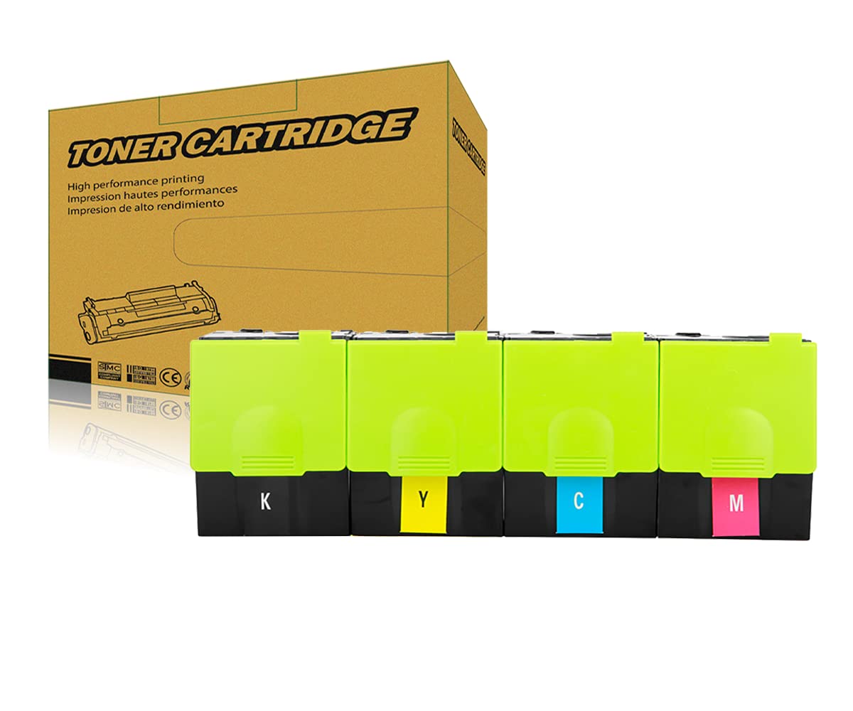 Amla 802S Yellow Toner Compatible with Lexmark 802SY Lexmark 80C2SY0 for Lexmark CX510dhe Toner Lexmark CX510dthe Toner CX310n CX310dn CX410e CX410de CX410dte CX510de (1 x Yellow)