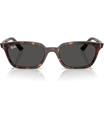 Amazon.com: Ray-Ban RB4457D Sunglasses, Black/Dark Grey, 55 mm