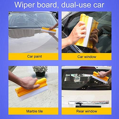 水切りワイパー ガラスワイパー 車用 掃除プロ用ツール タオル付け 窓掃除 梅雨 結露の水滴取りなど用具 Abs シリコン ガラス 掃除 車用 窓 ガラス 浴室掃除用 拭き跡なし カビ防止 cm B07qlr67dj 500円