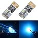 194 LED Bulb Canbus Error Free T10 W5W 168 194 2825 Ice Blue Bulbs for 12V Car Dome Side Marker License Plate Wedge Interior Lights(Pack of 2)