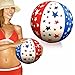 Windy City Novelties (12 Pack) Patriotic Stars & Stripes Theme Inflatable Beach Balls 16 inch