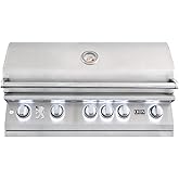 Lion L90000 40-Inch Built-in Propane Gas Grill with Rear Infrared Burner