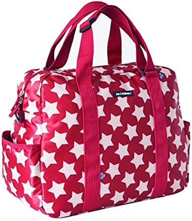 Landuo Lan Multifunction Large Capacity Messenger Diaper Travel Bag Red