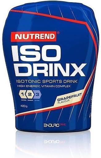 NUTRENDISODRINX isotonic Sport Drink 420g Grapefruit Optimal Amounts of Minerals and Vitamins for a Best Performance.