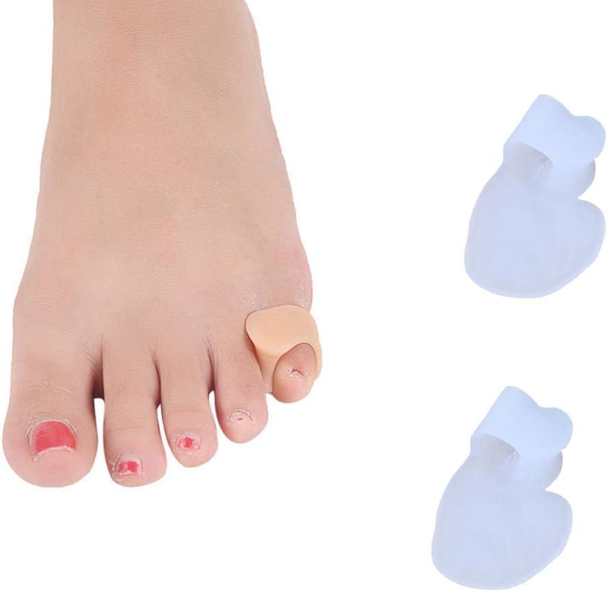AnHua 2 Pair Silicone Little Toe Finger Straightener Hallux Valgus Bunion Corrector Foot Health Care Product: Health & Personal Care
