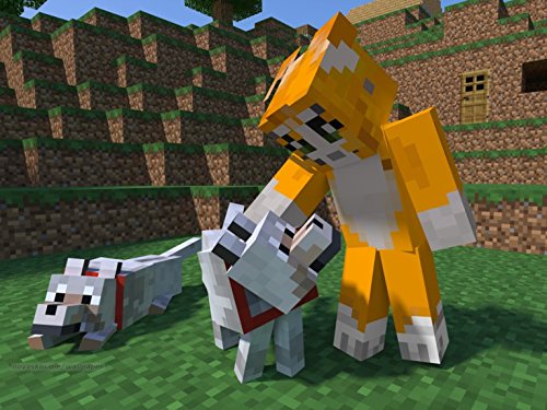 Minecraft Mr. Stampy Cat Edible Cake Topper Frosting 1/4 Sheet Birthday Party