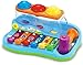 Pop n' Play Rainbow Xylophone Baby Toy Instrument | Piano Pound and Tap Bench Kids Music Center with Color Sorting Balls and Hammer Pounding for Toddlers