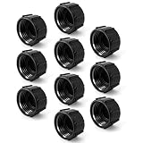 10 Pack Plastic Hose Caps for Garden Hose, Garden Hose Female End Fitting Cap Set Standard 3/4 Inch GHT