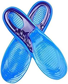 Dicheng Men's &amp; Women's Gel Insoles By Envelop - Shoe Inserts, Sport Running Athletic Basketball Shoe Insoles Pads Inserts Pain Relief, Sports Insoles( 1 Pair) (L / 8~12 US Men's)