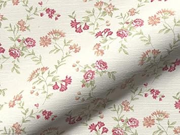 Möbelstoff BORGHESE Blumenmuster Farbe Multicolor als robuster Bezugsstoff, Polsterstoff bunt geblümt zum Nähen und Beziehen,