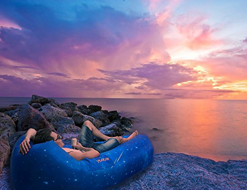 yeacar Inflatable Lounger Air Sofa, Portable Waterproof Indoor or Outdoor Inflatable Couch for Camping Park Hiking Travelling Picnics Pool Music Festivals and Beach Party - Thumbnail 4